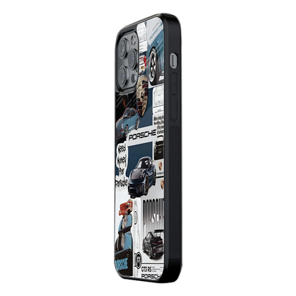 Slim Glass Back Phone Case for Multiple Brands – iPhone, Samsung, Redmi, OnePlus, Oppo, Vivo
