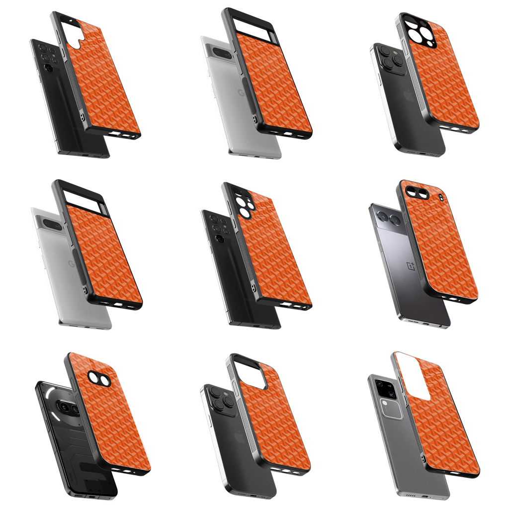 Durable Glass Back Mobile Case for iPhone, Samsung, OnePlus, Google Pixel, Redmi, Vivo, Oppo