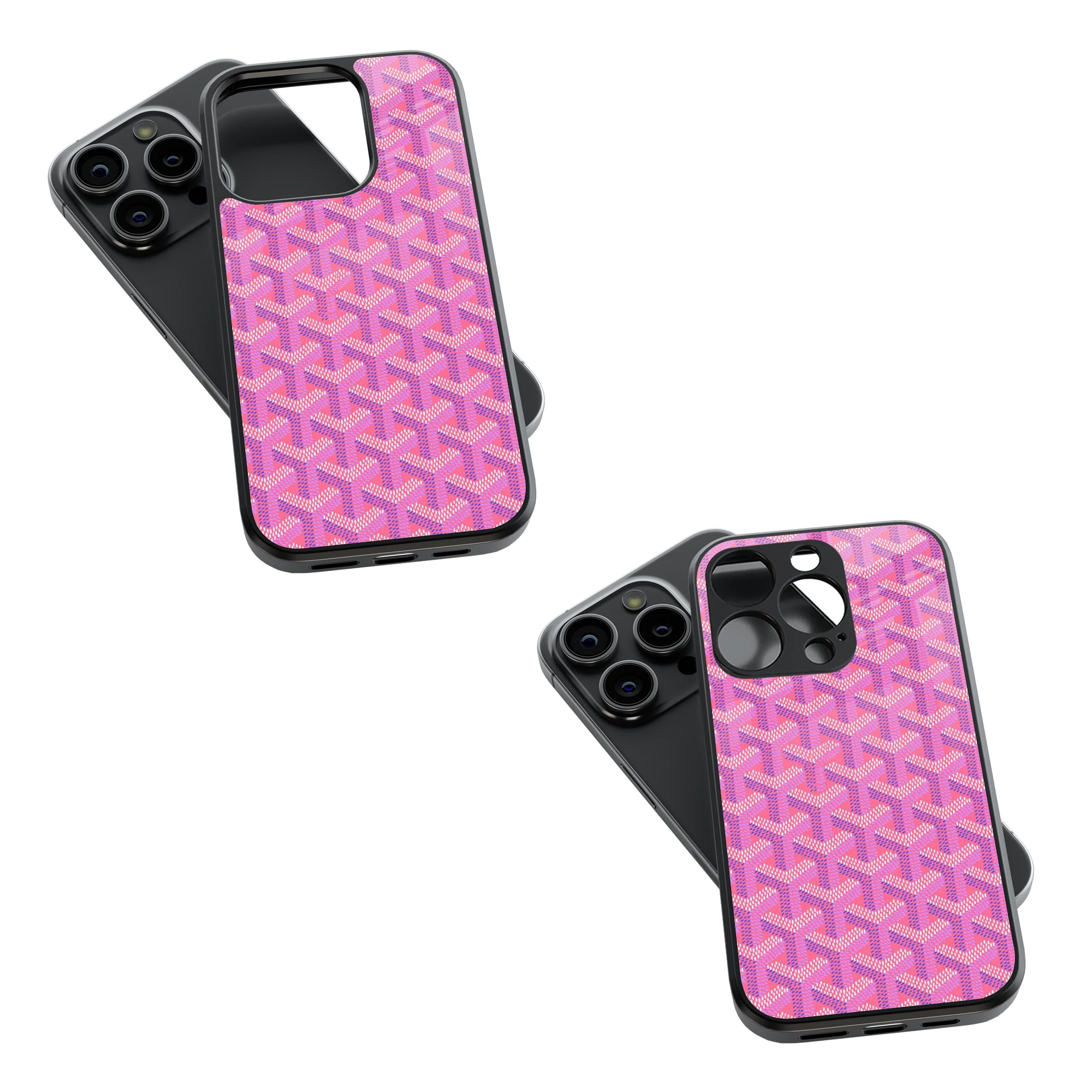Trendy Glass Back Mobile Case for iPhone, Samsung, Redmi, OnePlus, Google Pixel, Motorola
