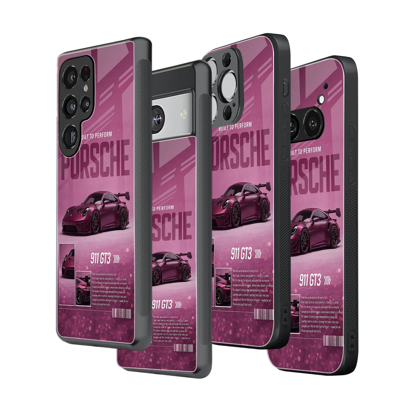 Stylish Glass Back Case for All Smartphones iPhone, Samsung, OnePlus, Pixel, Redmi, Oppo, Vivo, Motorola