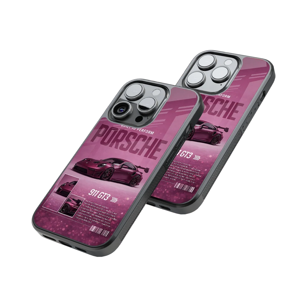 Protective Glass Back Phone Case Compatible with iPhone, Samsung, OnePlus, Pixel & More