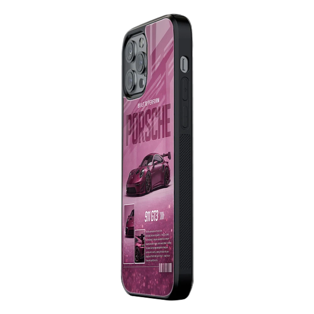 Slim Glass Back Phone Case for Multiple Brands iPhone, Samsung, Redmi, OnePlus, Oppo, Vivo