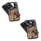 Trendy Glass Back Mobile Case for iPhone, Samsung, Redmi, OnePlus, Google Pixel, Motorola