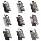 Durable Glass Back Mobile Case for iPhone, Samsung, OnePlus, Google Pixel, Redmi, Vivo, Oppo