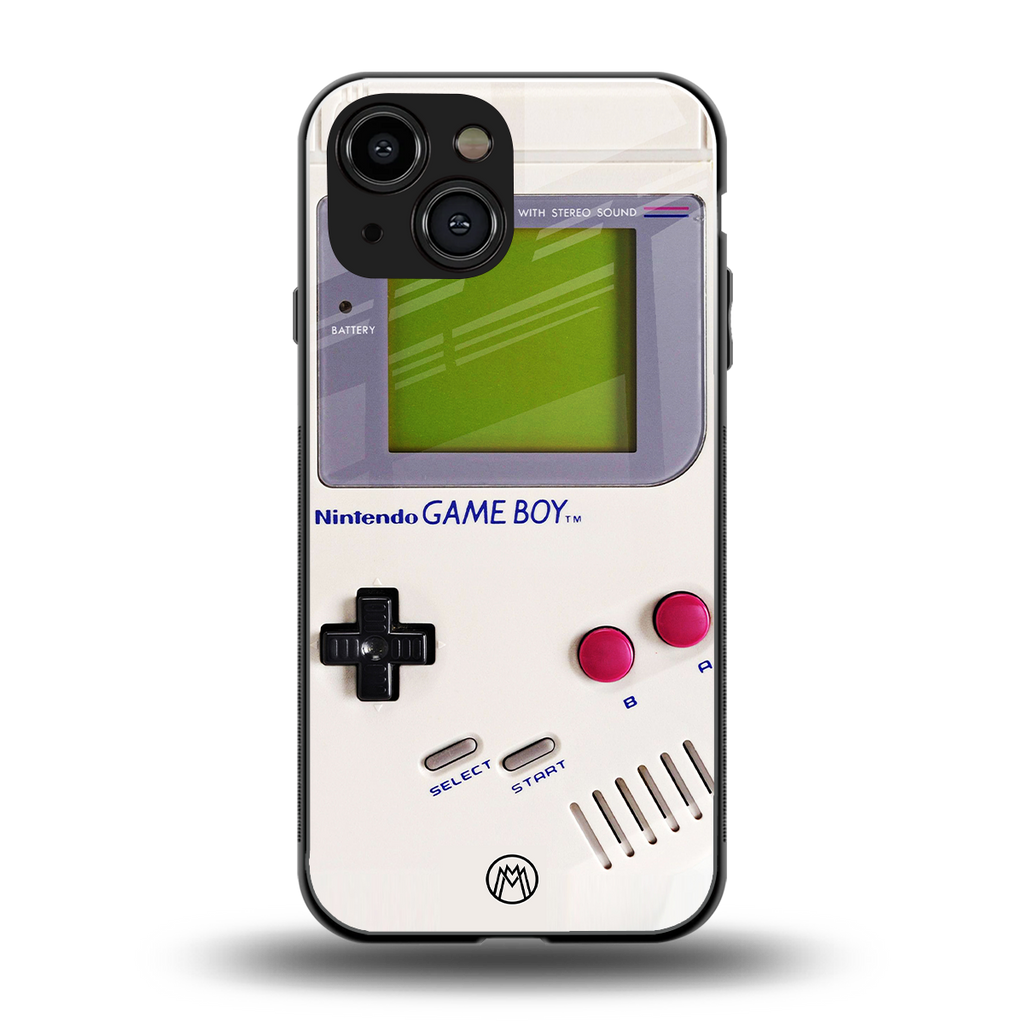 gameboy classic back phone cover | glass case for iphone 13 mini