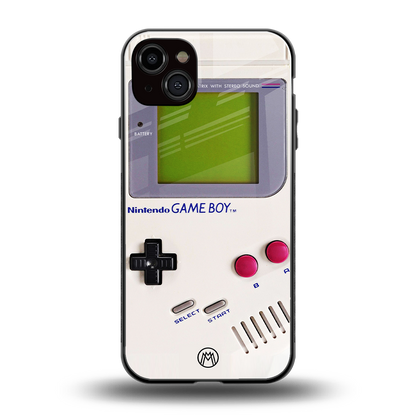 gameboy classic back phone cover | glass case for iphone 14 plus