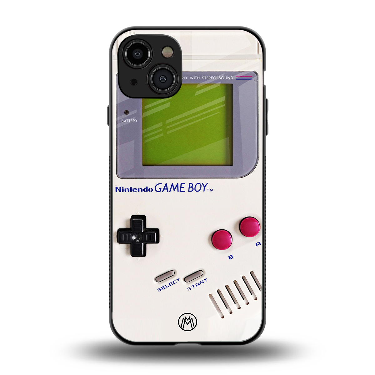 gameboy classic back phone cover | glass case for iphone 15
