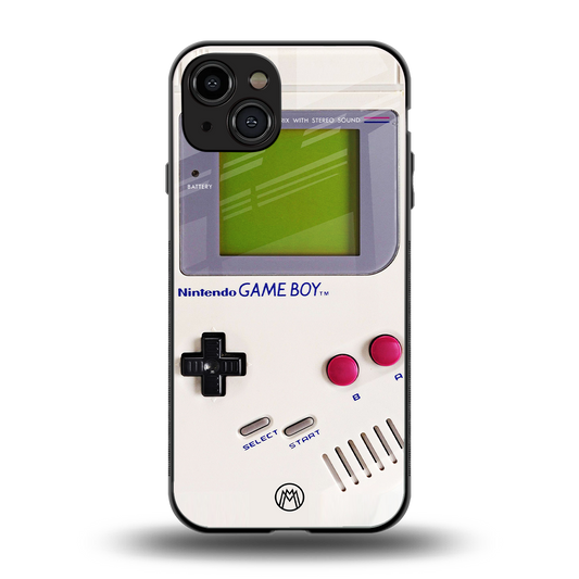 gameboy classic back phone cover | glass case for iphone 15