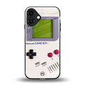 gameboy classic back phone cover | glass case for iphone 16 plus