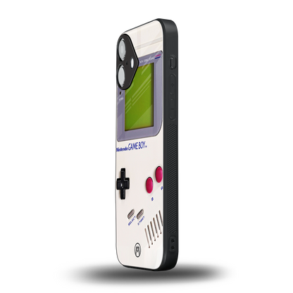 gameboy classic back phone cover | glass case for iphone 16 plus