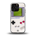 gameboy classic back phone cover | glass case for iphone 16 pro