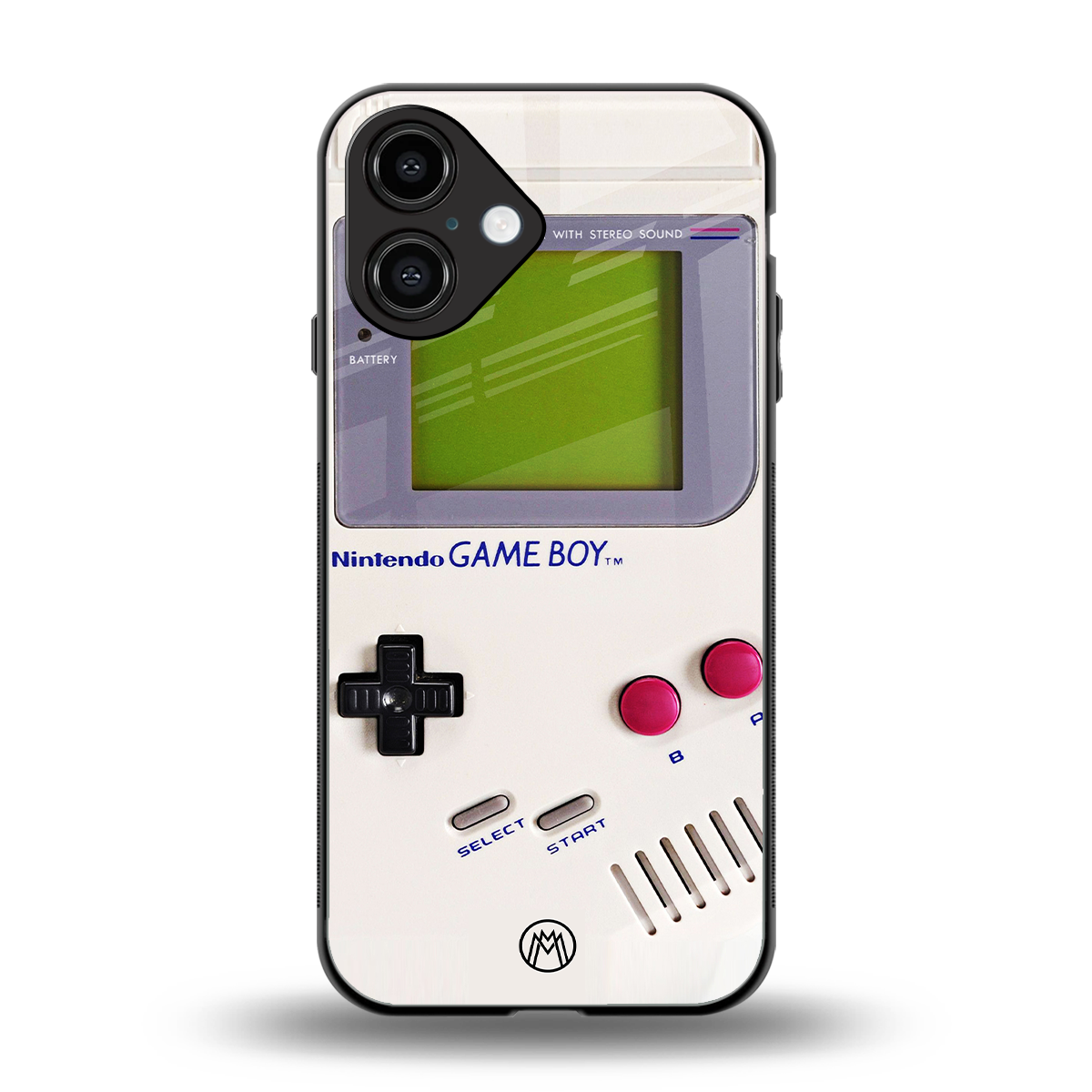 gameboy classic back phone cover | glass case for iphone 16