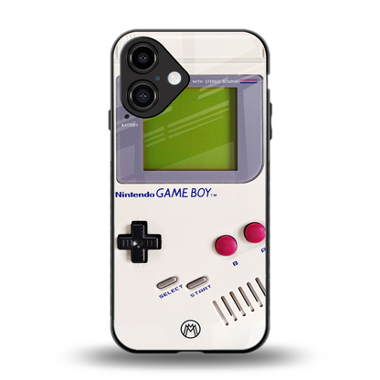 gameboy classic back phone cover | glass case for iphone 16