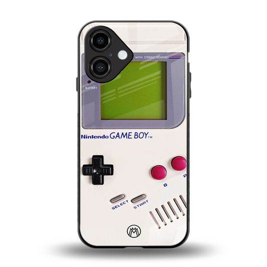 gameboy classic back phone cover | glass case for iphone 16