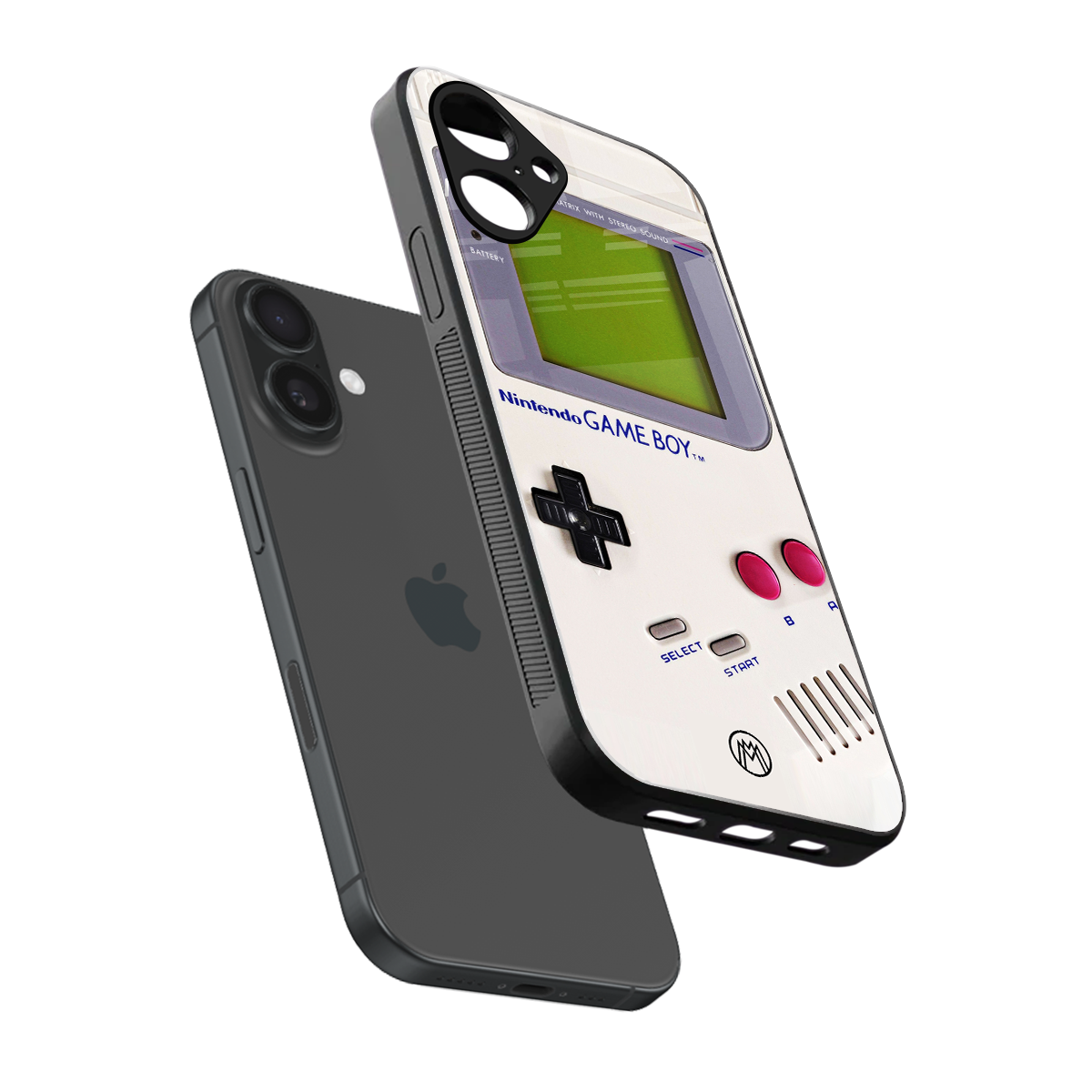 gameboy classic back phone cover | glass case for iphone 16