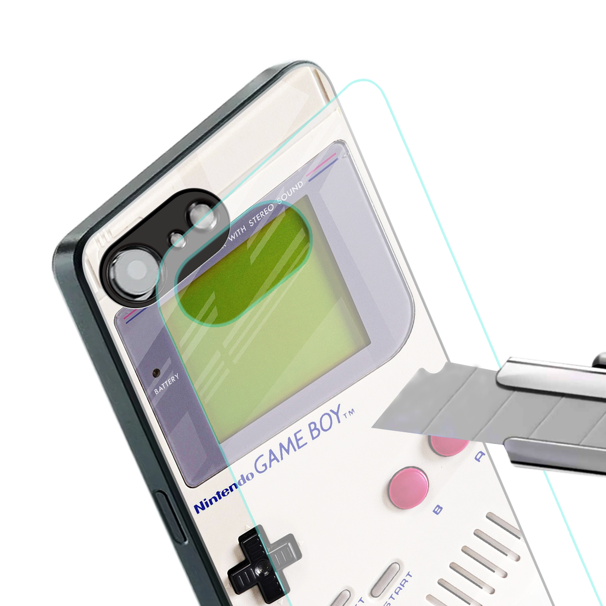gameboy classic back phone cover | glass case for iphone 16e