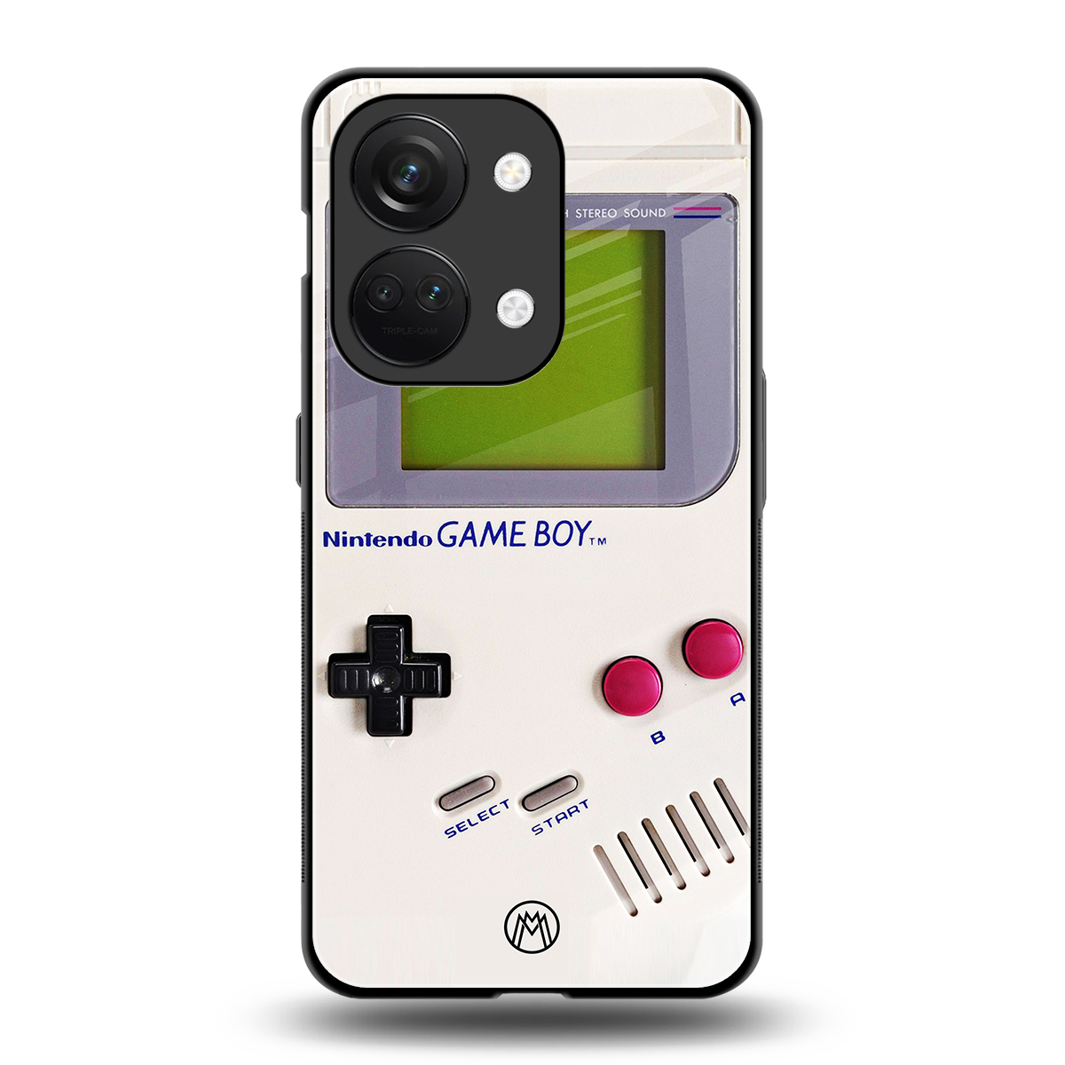 gameboy classic back phone cover | glass case for oneplus nord 3