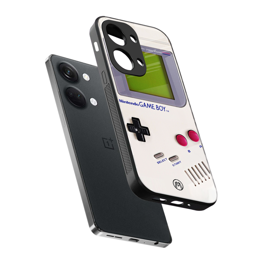 gameboy classic back phone cover | glass case for oneplus nord 3