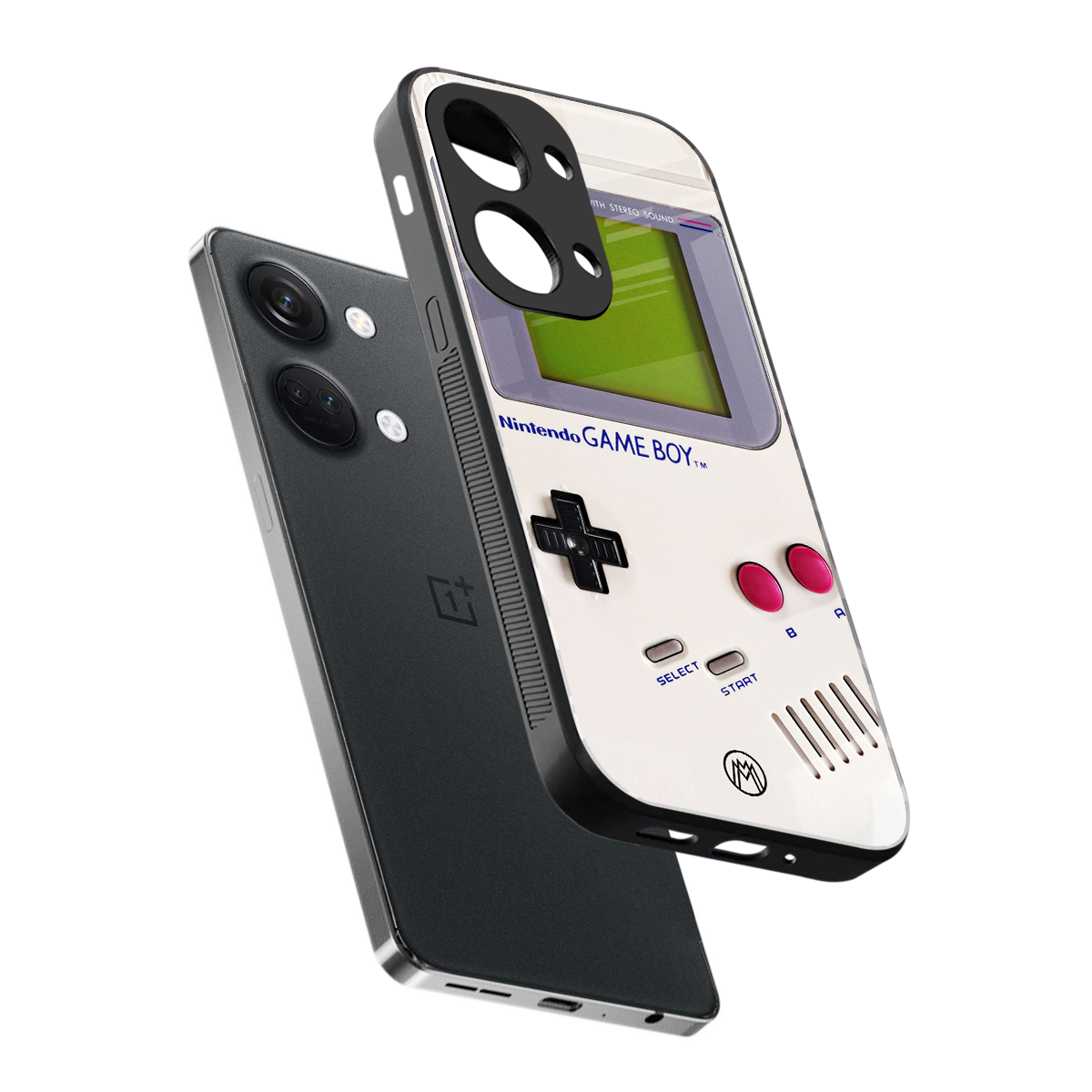 gameboy classic back phone cover | glass case for oneplus nord 3