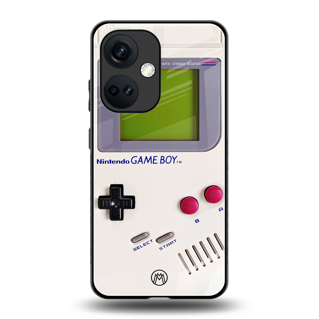 gameboy classic back phone cover | glass case for oneplus nord ce 3