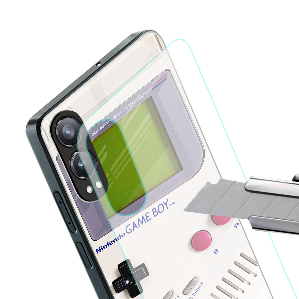 gameboy classic back phone cover | glass case for oneplus nord ce 4 lite