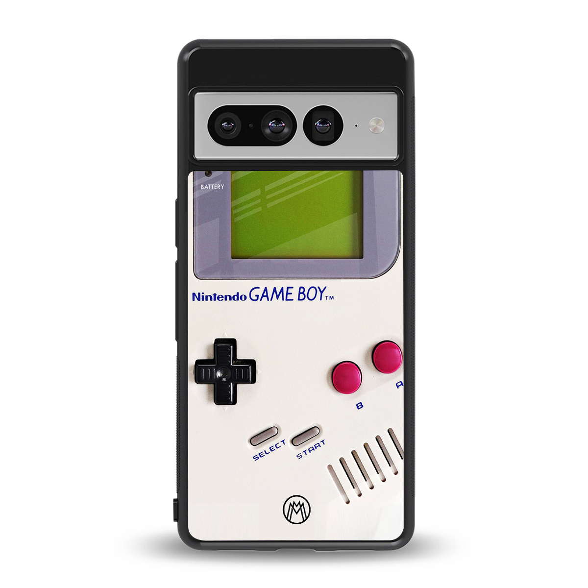 gameboy classic back phone cover | glass case for google pixel 7 pro