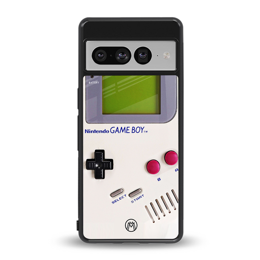 gameboy classic back phone cover | glass case for google pixel 7 pro