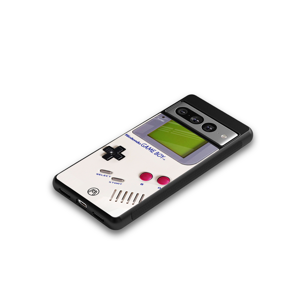 gameboy classic back phone cover | glass case for google pixel 7 pro