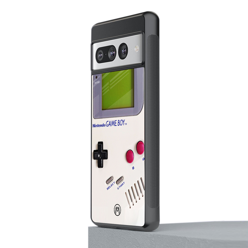 gameboy classic back phone cover | glass case for google pixel 7 pro