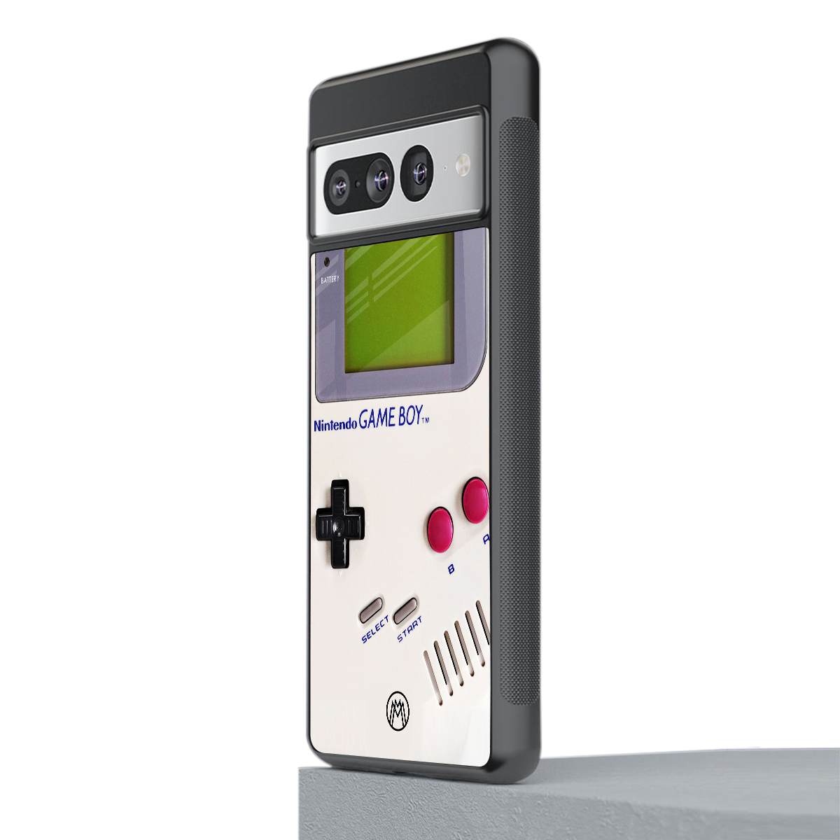 gameboy classic back phone cover | glass case for google pixel 7 pro