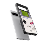 gameboy classic back phone cover | glass case for google pixel 8 pro