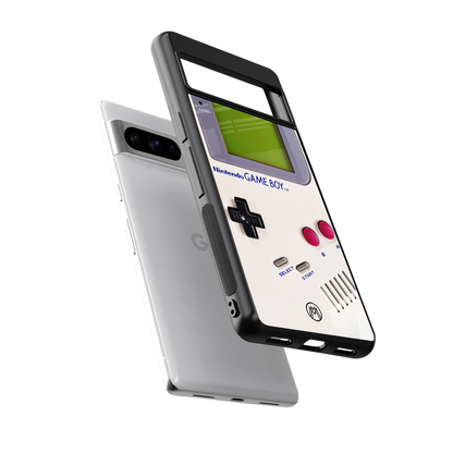 gameboy classic back phone cover | glass case for google pixel 8 pro