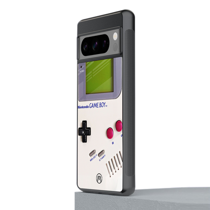 gameboy classic back phone cover | glass case for google pixel 8 pro