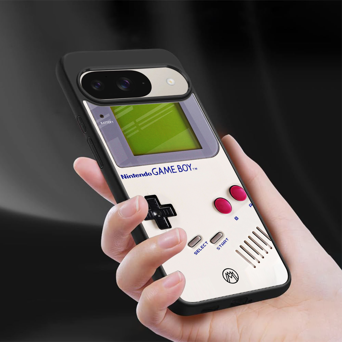 gameboy classic back phone cover | glass case for google pixel 9