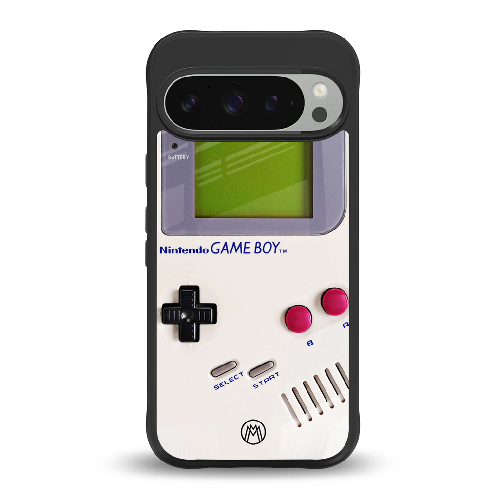gameboy classic back phone cover | glass case for google pixel 9 pro xl
