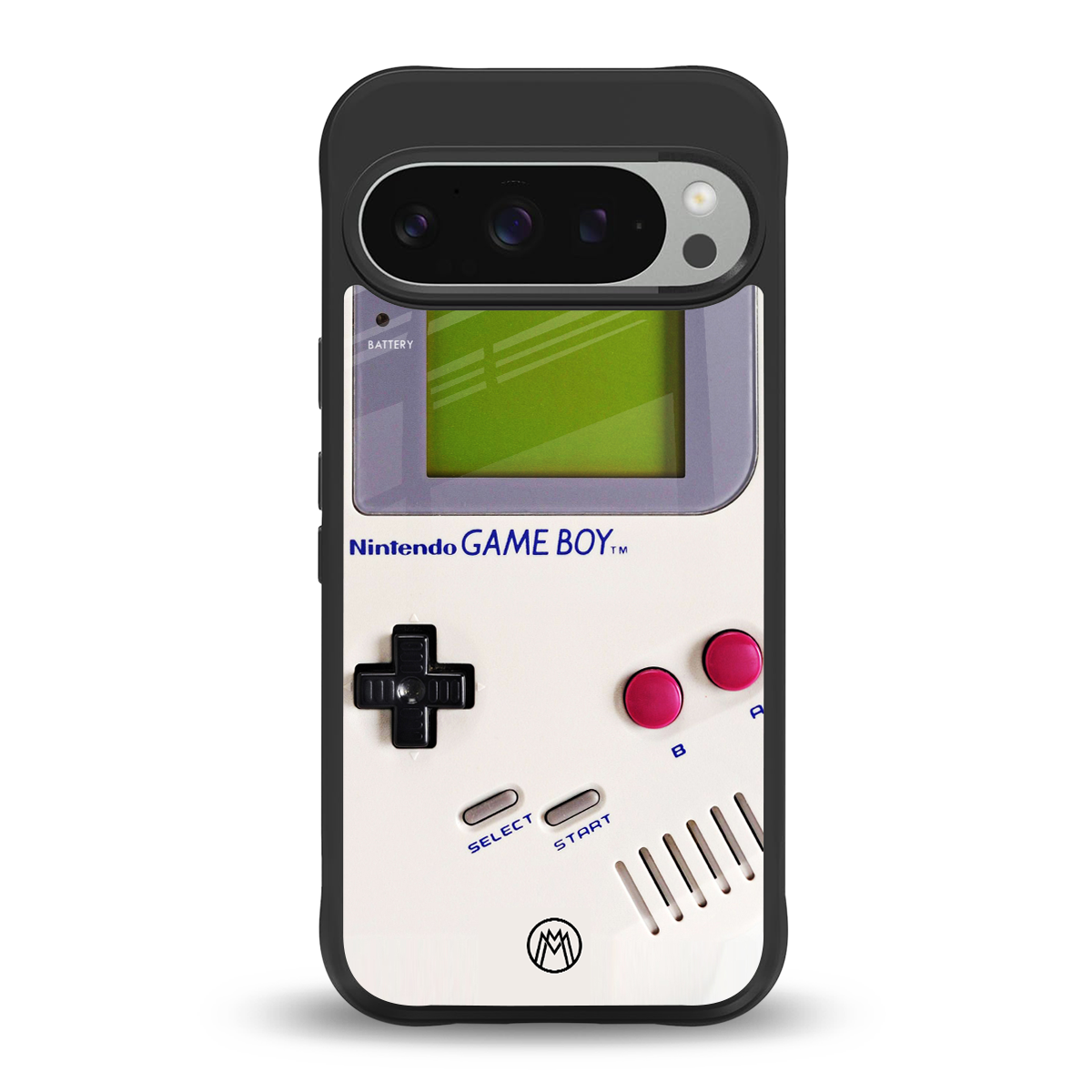 gameboy classic back phone cover | glass case for google pixel 9 pro xl