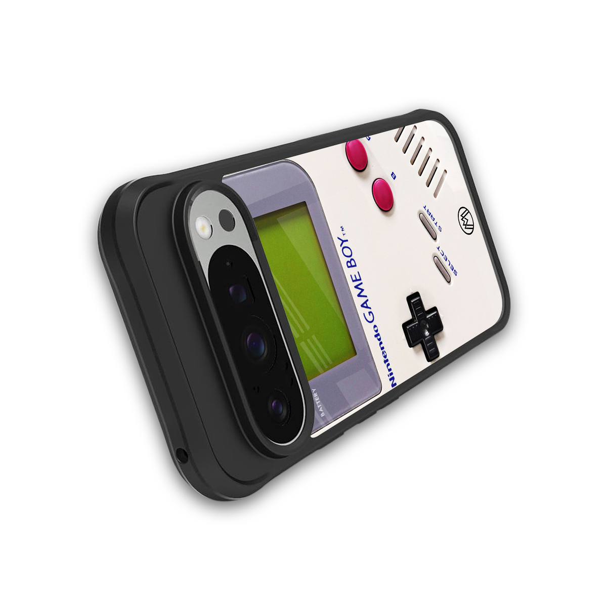 gameboy classic back phone cover | glass case for google pixel 9 pro xl
