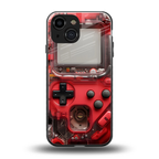 gameboy classic red back phone cover | glass case for iphone 13 mini