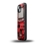 gameboy classic red back phone cover | glass case for iphone 13 mini