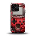 gameboy classic red back phone cover | glass case for iphone 13 pro