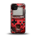 gameboy classic red back phone cover | glass case for iphone 13