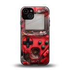 gameboy classic red back phone cover | glass case for iphone 13