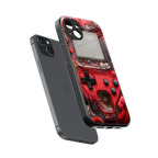 gameboy classic red back phone cover | glass case for iphone 15 plus