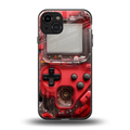 gameboy classic red back phone cover | glass case for iphone 14