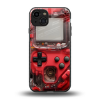 gameboy classic red back phone cover | glass case for iphone 14