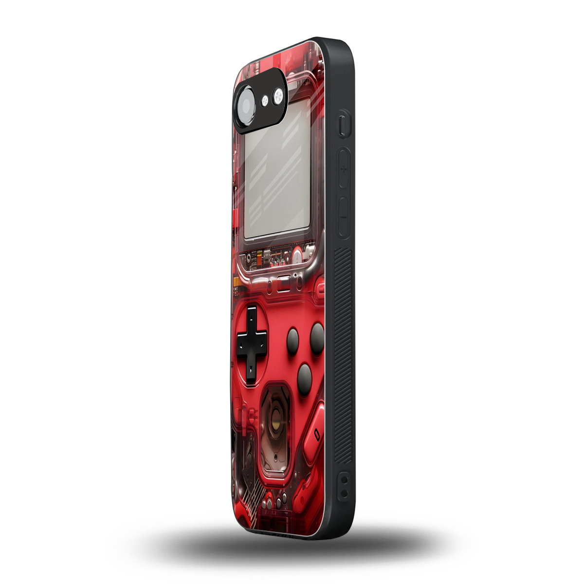 gameboy classic red back phone cover | glass case for iphone 16e