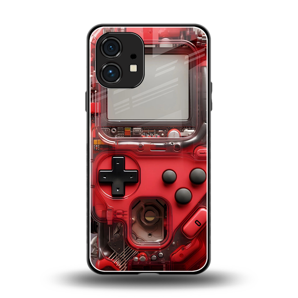 gameboy classic red back phone cover | glass case for nothing phone 1
