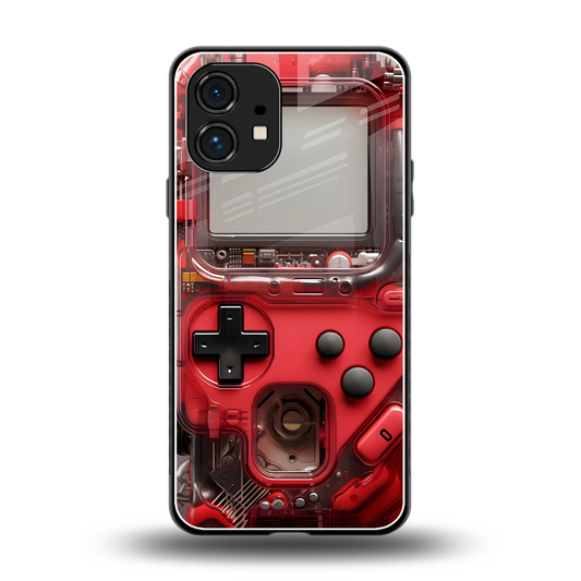 gameboy classic red back phone cover | glass case for nothing phone 1