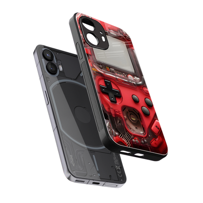 gameboy classic red back phone cover | glass case for nothing phone 2