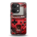 gameboy classic red back phone cover | glass case for oneplus nord 3